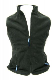 Brookstone Womens ACTIVHEAT Heated Windproof Microfleece Vest New