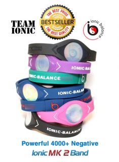   MK 2 Wristband Tourmaline Negative Ion Band Bracelet + Acai Gum
