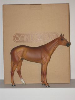 Sandicast Original Size Chestnut Thoroughbred Horse Figurine OS54801