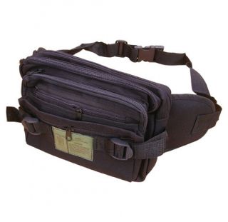   Combat Travel Waist Bum Bag Money Utility Belt Pack Black Surplus