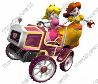 Mario Princess Peach Daisy Iron on Transfer #1