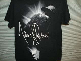   Michael Jackson Shirt Mens Large 2009 Pop Rock Music Singer Black Tee