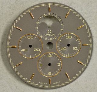 Omega SPEEDMASTER Professional GOLD Moon Moonphase Watch Dial Cal.1866 