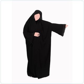 Black Jannah Abaya Overhead Style Farasha Jilbab Umrah hijab farasha 