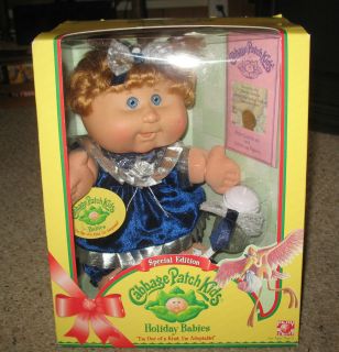2005 Cabbage Patch Kids, Special Edition Holiday Babies, blonde with 