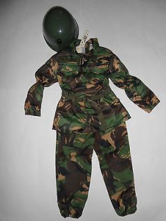 NWT Boys Dress Up clothes size 4 5 6 SOLDIER Military Muscle Suit 