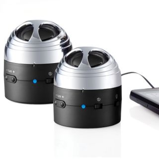 brookstone pop up mini speaker with fm tuner direct from brookstone 
