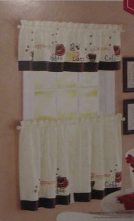 coffee curtains in Curtains, Drapes & Valances