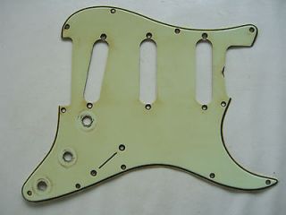 59 thru 62 Fender Stratocaster Pickguard 1962 Strat 60 61 USA aged 