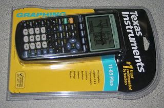 Texas Instruments TI 83 Plus Graphic Calculator  Math, Science 