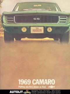 1969 Chevrolet Camaro And Z28 Sales Brochure