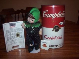 Campbell Soup Kids Series by Patrica Loveless GREEN ELF /2500 NIB WOW