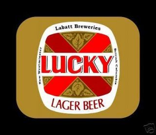 Lucky Lager Beer Canada, Mouse Pad ( High Quality )