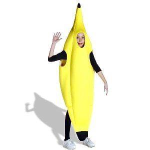 Full (not light weight short version) Kids Banana Costume for Child 
