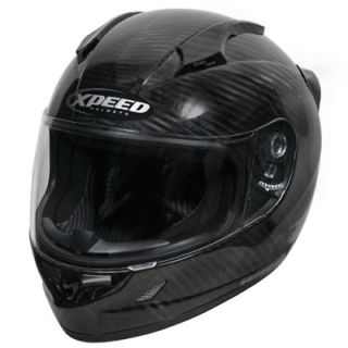   XCF3000 Carbon Fiber Full Face Motorcycle Sportbike Helmet Large LG