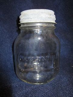   Hormel Food Jar Zink Cap Lid Porcelain Insert Canning Jars Containers