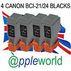 Black Canon BCI21 24 Compatible Ink Cartridges