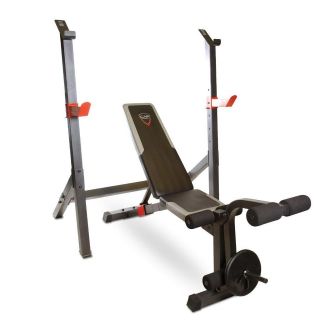 Cap Barbell Olympic Weight Bench with Squat Rack NEW FM 7105
