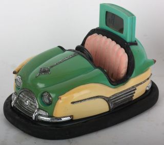 Bumper Car old vintage battery toy light lamp childs childrens 40s 
