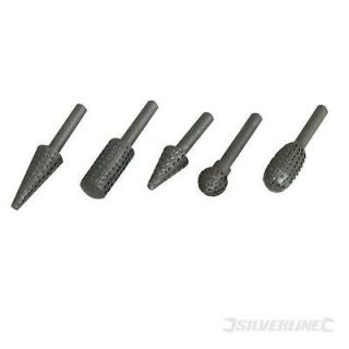   6mm Shank Rotary Rasp Set   For Power Drills   Shaping, Carving Wood