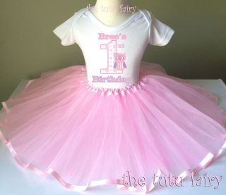 Owl Birthday Shirt t shirt name age 1st first 2nd & tutu set outfit 