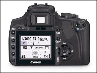 Canon EOS 400D Rebel XTi 10.1 MP Digital SLR Camera body only   Black 