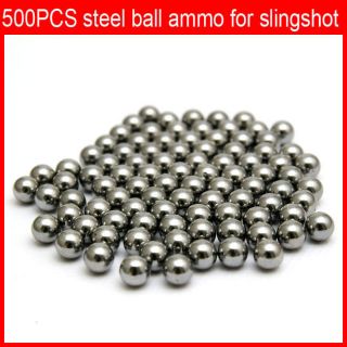 500pcs 8mm steel ball slingshot catapult ammo