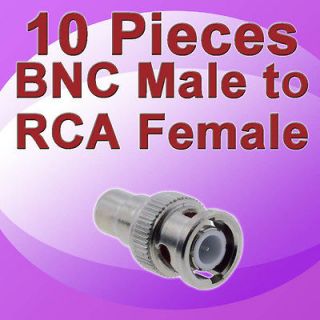   Male to RCA Female Coax Connector Adapter Convertor for CCTV camera