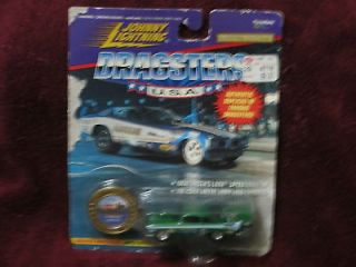   Dragsters Model Die cast Metal 58 Christine Green Car w/ coin