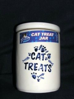 CAT TREAT JAR CUTE CERAMIC CATS TREAT JARS WITH LID NEW