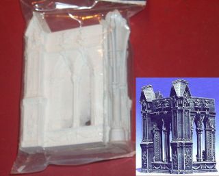 Armorcast ACC011 Cathedral Corner (1) 28mm Fantasy Terrain Miniature 