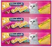 Vitakraft Cats Sticks Mini Cat Snacks Treats 6 Flavours. In handy 3 