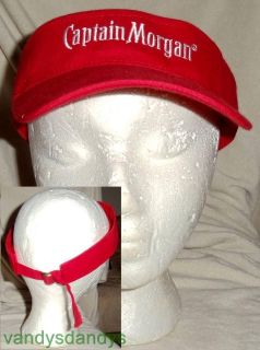   morgan VISOR hat CAP one SIZE fits MOST spiced RUM alcohol PARTY