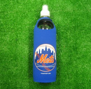 New York NY Mets Insulated Sports Water Bottle Holder Koozie W/ Clip 