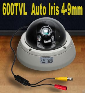 CCTV Sony SuperHad CCD Auto iris 600TVL Dome D/N Camera