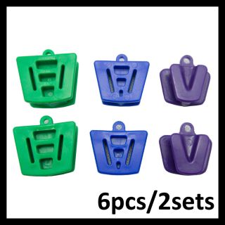 6pcs/2set DENTAL NEW SILICONE MOUTH PROP LATEX FREE