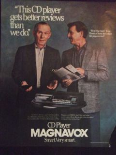 1987 Magnavox CDB650 CD Player Smothers Brothers Advertisement
