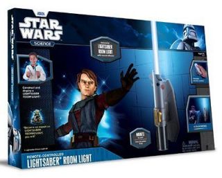 Uncle Milton Star Wars Remote Control Lightsaber Room Light Lamp 