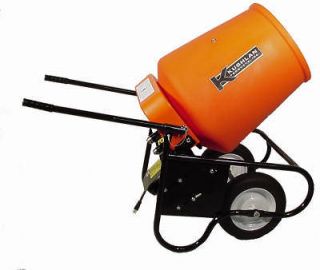 Kushlan 3.5 CUFT 1/2 HP Portable Electric Cement Mixer