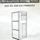   century International Mac gas Oil home Furnace Manual guide bk heater