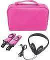   Kit for 10 Portable DVD Player,Carry case, headphones PINK