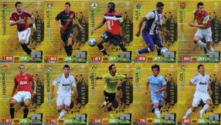 Panini Champions League 11 12 All Masters Individually Sold   Mint