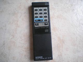 Newly listed LUXMAN CD Player Remote Control model RD 100 hard to find