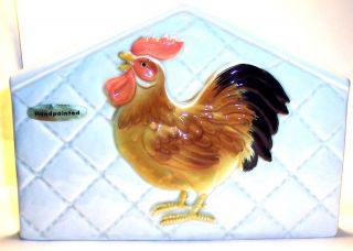 Otagiri Napkin Holder 1983 Chicken Rooster Japan