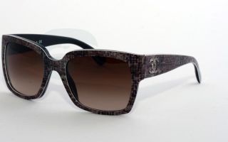 Genuine Coco CHANEL Sunglasses AUTHENTIC 5220 Ch5220 Silver CC Logo 
