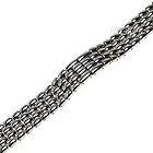 16mm Curved End Stainless Steel Watch Band Bracelet Hidden Clasp Solid 