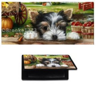 CHECKBOOK cover BIEWER YORKIE wallet dog art Yorkshire Terrier 