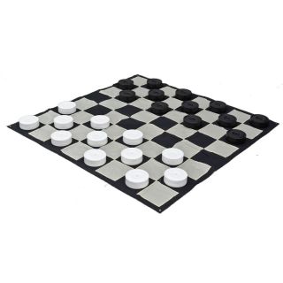 Giant Checkers Set with Nylon Board*