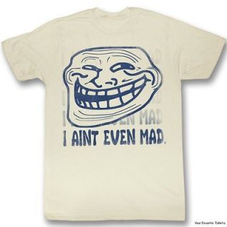 Licensed You Mad? Troll Face meme Aint Even Mad Adult Shirt S 2XL