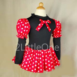 Minnie Mouse Fancy Dress Up Costume Headband Set Party Toddler Girl Sz 